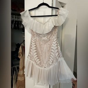 White off the shoulder dress